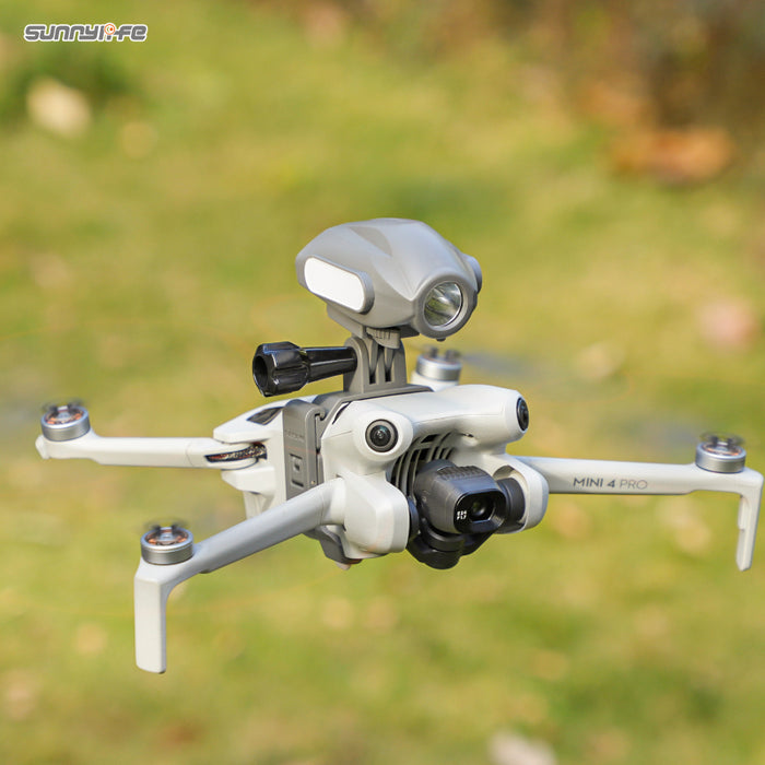 Adapter en Verlichting - Voor DJI Mini 4 Pro - Te gebruiken met Action 4/GoPro 12/Insta360 GO 3