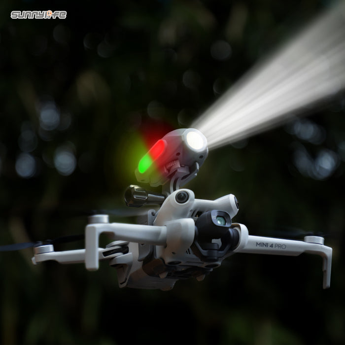 Adapter en Verlichting - Voor DJI Mini 4 Pro - Te gebruiken met Action 4/GoPro 12/Insta360 GO 3