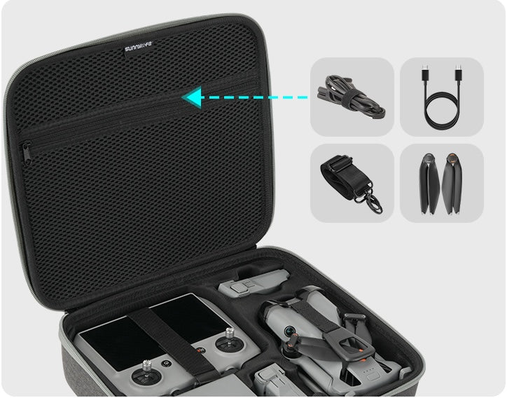 Case - DJI Mini 5 Pro - voor 6 accu's