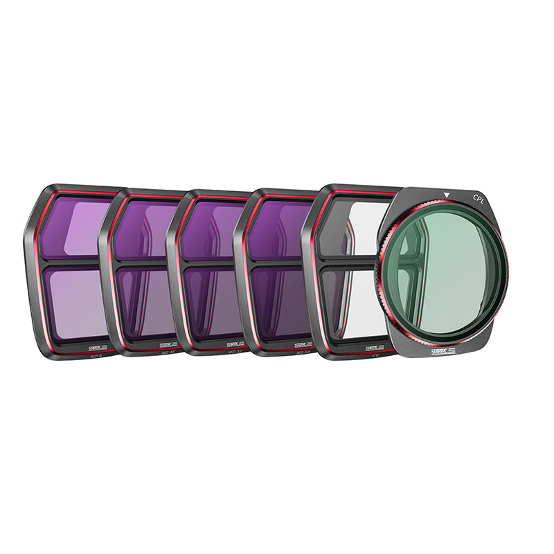 Filterset 6 Stuks - UV/ CPL/ ND8/ND16/ND32/ND64 - DJI Air 3S