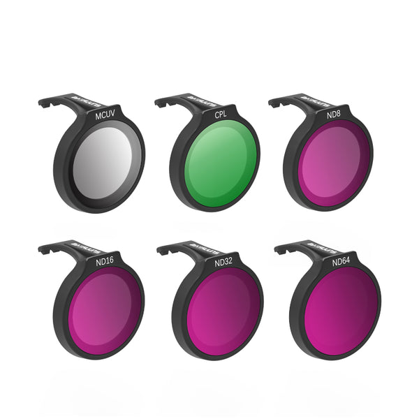 Sunnylife Filterset 6 Stuks - MCUV/CPL/ND8/ND16/ND32/ND64 - DJI Neo