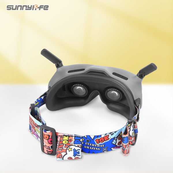 Zachte Comfotabele Hoofdband - Graffiti - Voor FPV Goggles