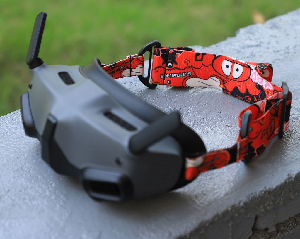 Zachte Comfotabele Hoofdband - Rood - Voor FPV Goggles
