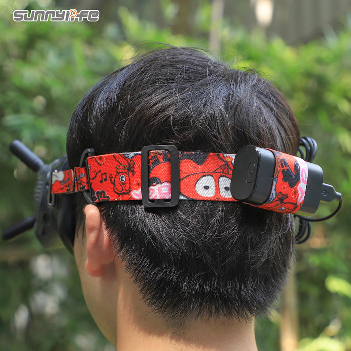 Zachte Comfotabele Hoofdband - Rood - Voor FPV Goggles