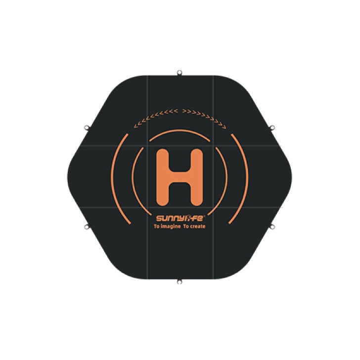Drone Landingpad Helipad - 110cm - Opvouwbaar - Zwart