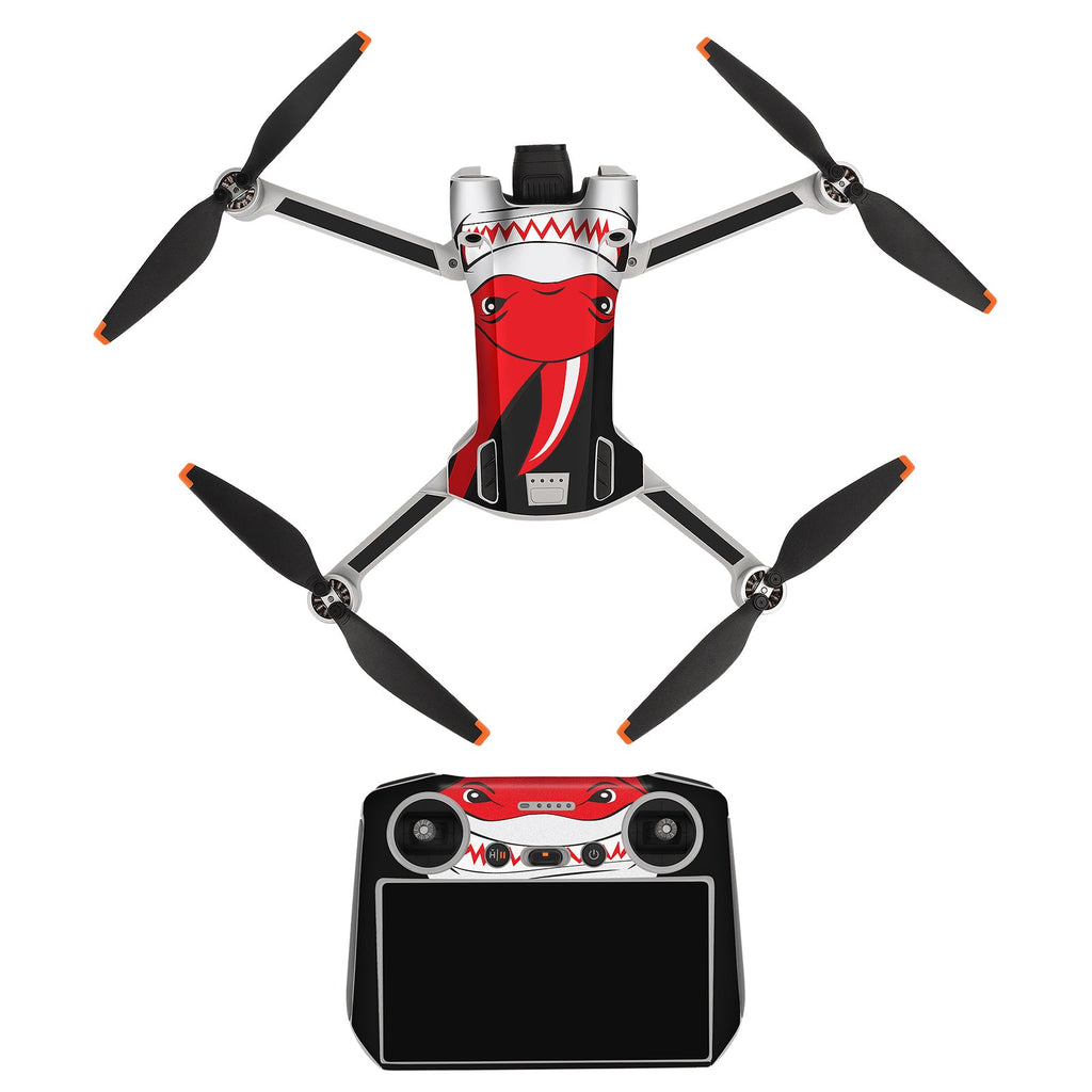 Stickerset - Red Shark - Mini 3 Pro en RC Controller