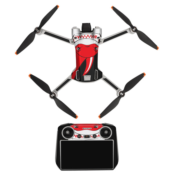Stickerset - Red Shark - Mini 3 Pro en RC Controller