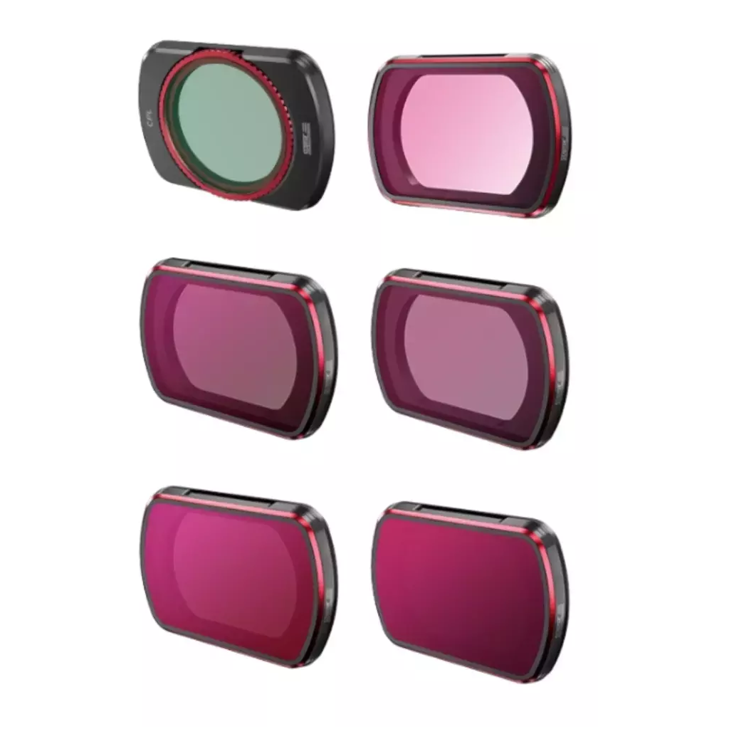 Filterset 6 Stuks - CPL/ND8/ND16/ND32/ND64/ND256 - DJI Osmo Pocket 3