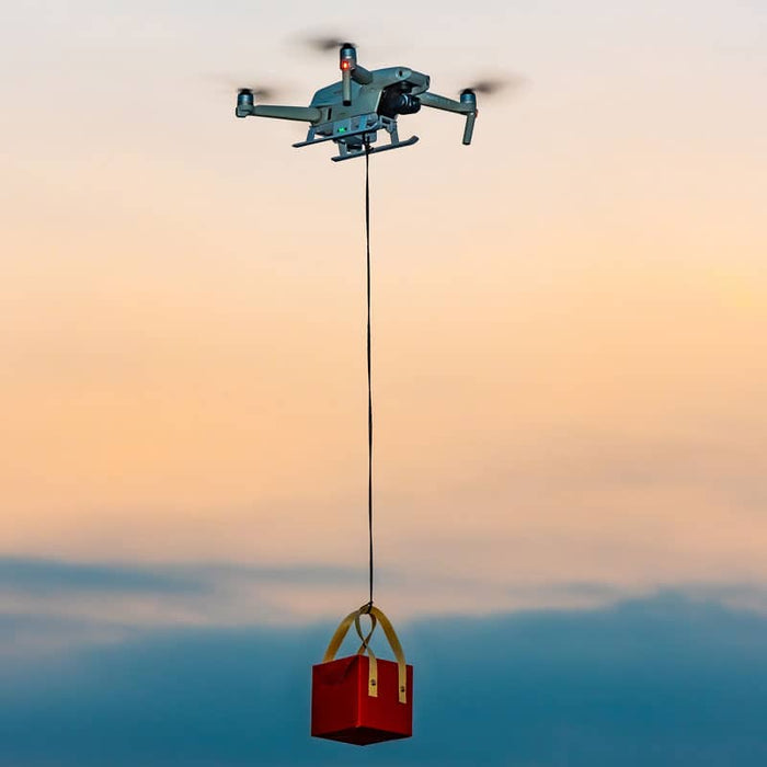 Airdrop Air 2 met pakket in de lucht