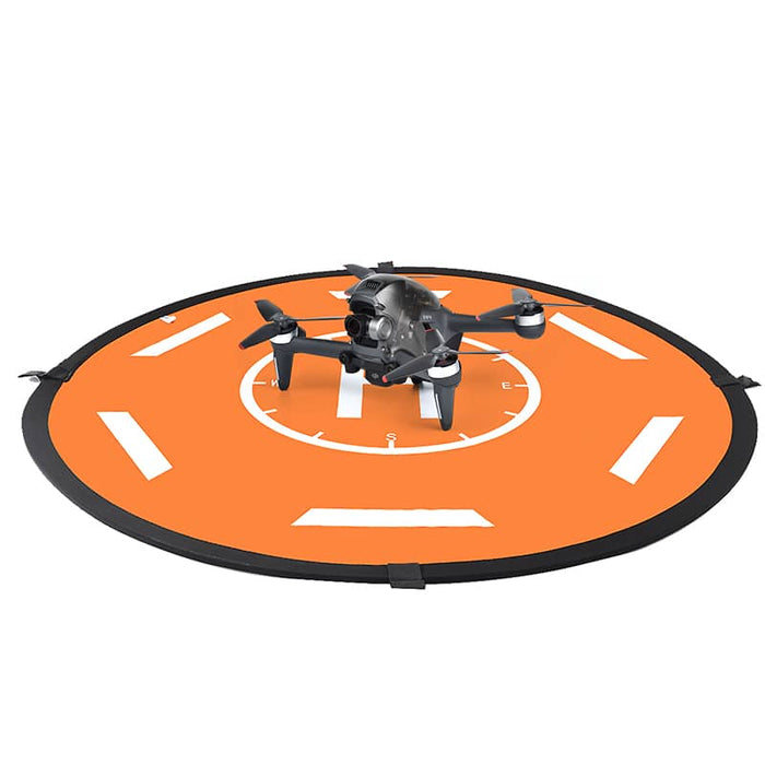 Helipad oranje met DJI PFV