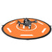 Helipad oranje met DJI PFV