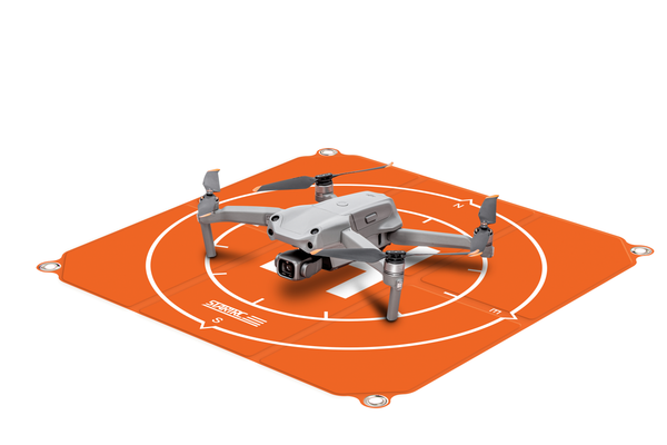 Helipad met drone