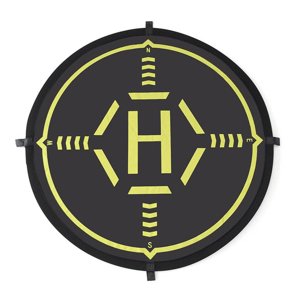 Helipad bovenkant zwart