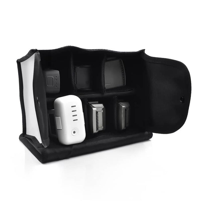 Lipo bag met inhoud gekanteld